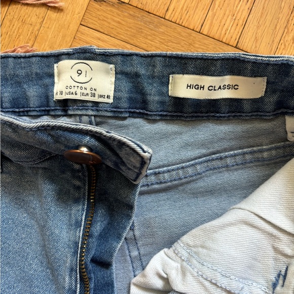 High Rise Classic Stretch Denim Short - Size 6 - Picture 7 of 9